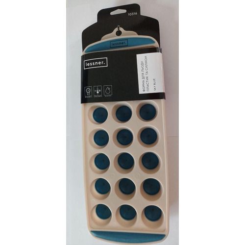Форма для льда Lessner Sky Blue 29,5 х 11,5 х 2,5см [10316]