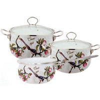 Набор посуды Lessner Enamel  5 пр.Birds