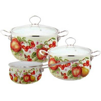 Набор посуды Lessner Enamel 5 пр.Fruit