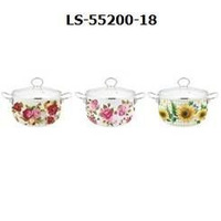 Кастрюля Lessner Enamel D18 см 3,5 л микс