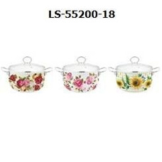 Кастрюля Lessner Enamel D18 см 3,5 л микс