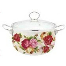 Lessner Enamel Кастрюля D 24bсм 6,5 л Flower