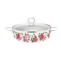 Lessner.Enamel.Кастрюля D 26 см 3,7 л Rose