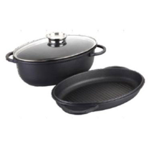 Гусятница овальная с жаровней и рукавичками Lessner Roaster Line