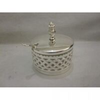Сахарница с ложкой 9х9x9,7 см Lessner Silver Collection 99125