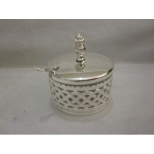Сахарница с ложкой 9х9x9,7 см Lessner Silver Collection 99125