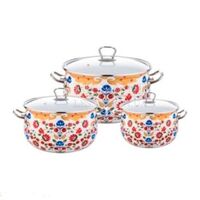 Набор посуды 6пр. Lessner Enamel Gold Mack 55835