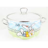 Кастрюля D=16 см 2,0 л Lessner Enamel Baby 55837-16