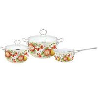 Кастрюля D=18 см 3,5 л Lessner Enamel Fruit 55819-18
