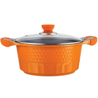 Кастрюля D=20 см 2,4 л Lessner Cast Aluminium Line Orangie