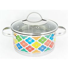 Кастрюля D=20 см 3,0 л Lessner Color Mossa 55106-20