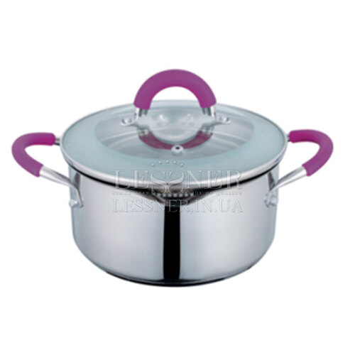 Кастрюля Violet D=20 см 2,9 л Lessner Kew garden 55114-20 V