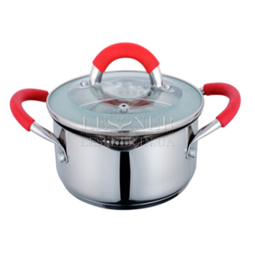 Кастрюля Red D=20 см 2,9 л Lessner Kew garden 55114-20 R