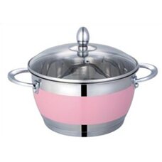 Кастрюля D=18 см 2,7 л Lessner Color Pink Brighton