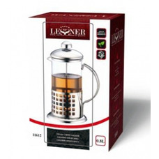 Заварник френч-пресс Lessner 0,6 л 11611