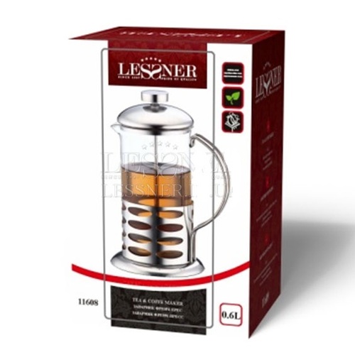Заварник френч-пресс Lessner 0,8 л 11610