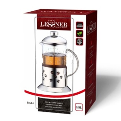 Заварник френч-пресс Lessner 0,6 л 11613