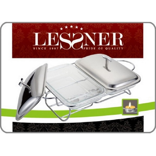 Мармит прямоугольный Lessner 30,0×17,6×5,0 см 1,5 л 2 шт.