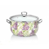 Кастрюля D=22 см 4,6 л Lessner Enamel Lilac